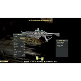 Unrolled enclave rifle( reflex)