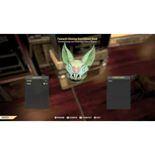 Fasnacht glowing Scorchbeast mask