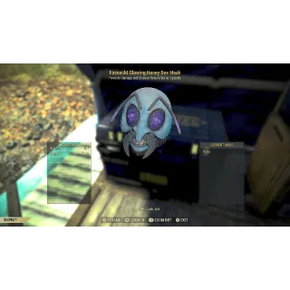 Fasnacht glowing honeybee mask