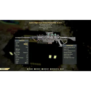 Zealots Sniper enclave 25/25 rifle 