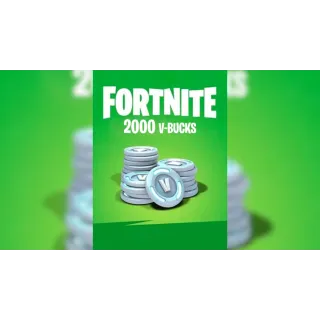 VBUCKS 2000 X VBUCKS FORTNITE