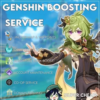 Genshin Impact Domain farming boost service