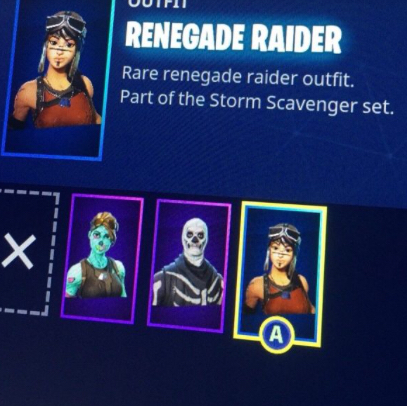 bundle cracked skull ghoul renegade fortnite account - fortnite selling account with renegade raider