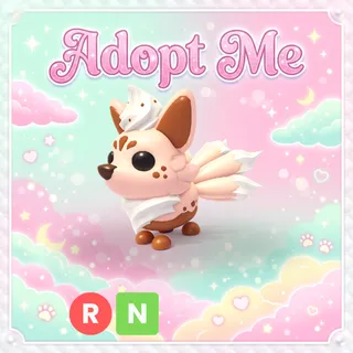 Latte Kitsune NEON R - Adopt Me