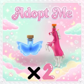 2x Fly Potion & Ride Potion - Adopt Me