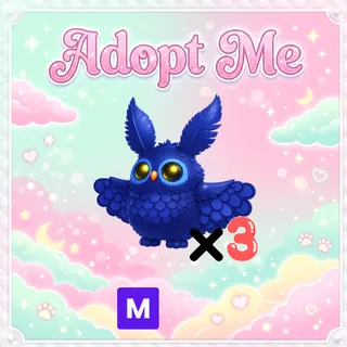 3x Stygian Owl - Adopt Me