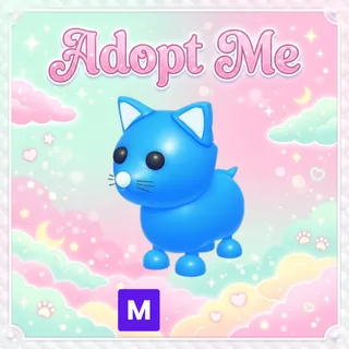 Mega Blue Cat - Adopt Me