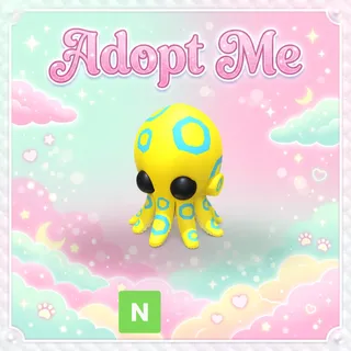 Neon Blue Ringed Octopus - Adopt Me