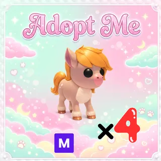 4x Show Pony - Adopt Me