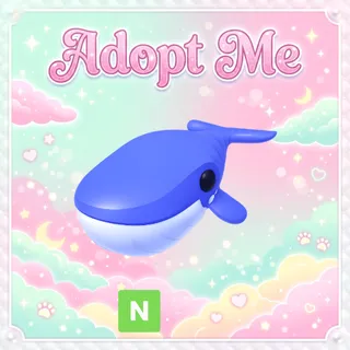 Neon Blue Whale - Adopt Me