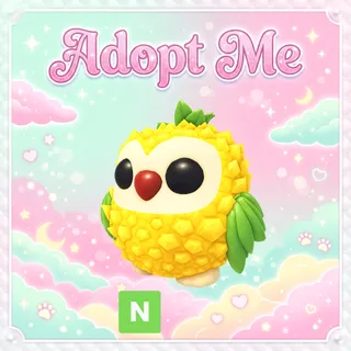 Neon Pineapple Owl - Adopt Me