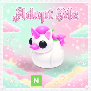 Unicorn Ducky NEON - adopt me