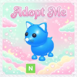 Neon Blue Cat - Adopt Me