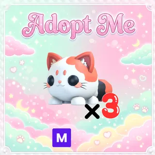 3x Mega Mochi Meow - Adopt Me