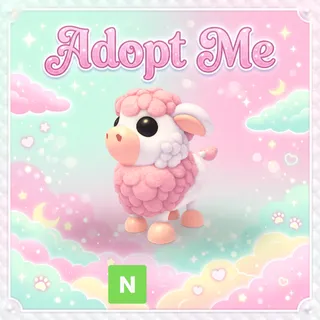 Neon Angus Cow - Adopt me