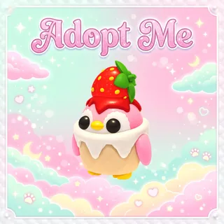 Strawberry Penguin - Adopt Me