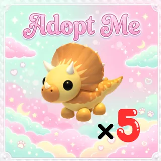 5x Triceratops  - Adopt Me