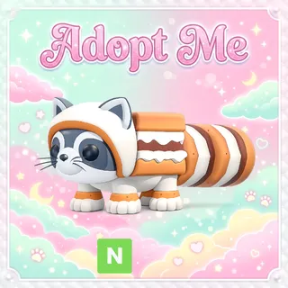 Neon S'mores Raccoon - Adopt Me