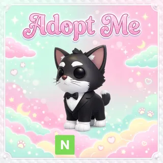 Neon Tuxedo Cat - Adopt Me