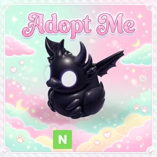 NEON Shadow Dragon Ducky - Adopt Me