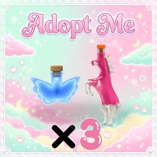 3x Fly Potion & Ride Potion - Adopt Me