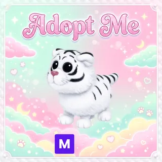 Mega Lunar White Tiger - Adopt Me