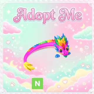 Neon Rainbow Dragon