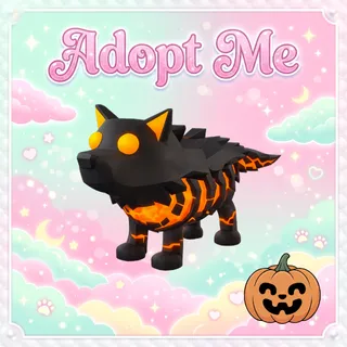 Lava Wolf (Halloween) - Adopt Me