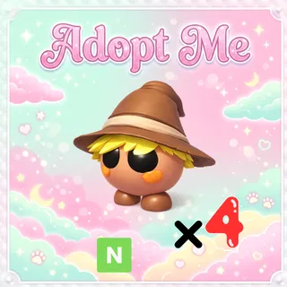 4x Neon Oakee Wizard - Adopt Me