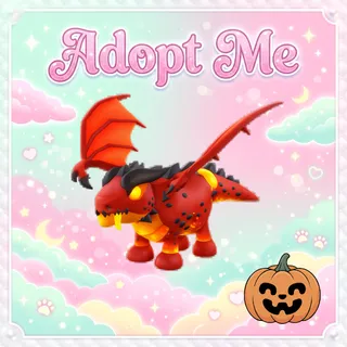 Lava Dragon (Halloween) - Adopt Me