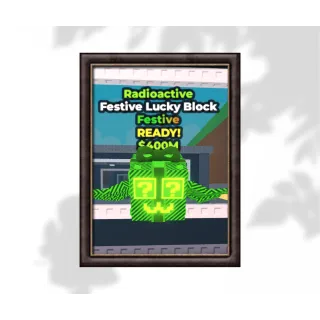 Radioactive Festive Lucky Block 