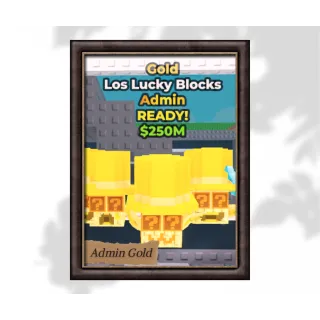 Gold Los Lucky Blocks