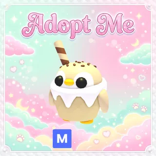 Mega Vanilla Penguin - Adopt Me 