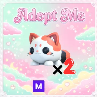 2x Mega Mochi Meow - Adopt Me
