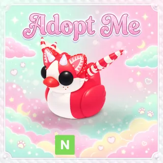 Neon Strawberry Shortcake Ducky - Adopt Me