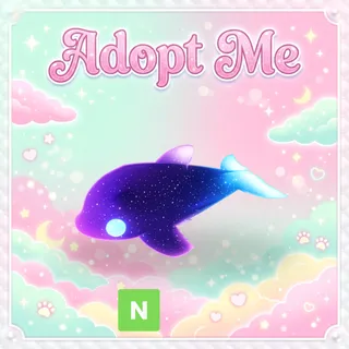 NEON Glormy Dolphin - Adopt Me