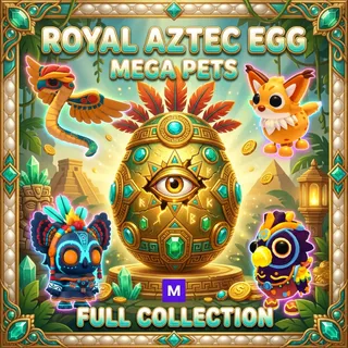 Royal Aztec Egg (Rarest Aztec) Pets Collection | Full Set | Adopt Me