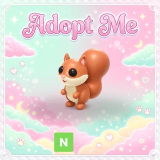 Neon Red Squirrel - Adopt Me