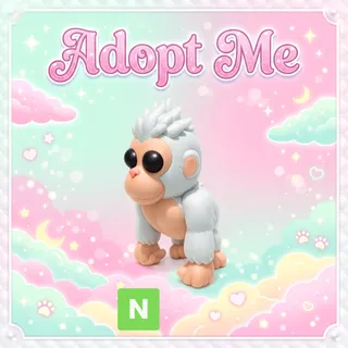 Neon Albino Gorilla - Adopt Me