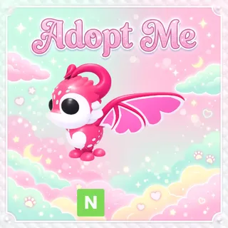 Neon Cupid Dragon - Adopt Me