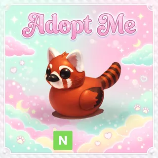 Red Panda Ducky NEON - adopt Me