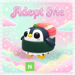 NEON Sushi Penguin - Adopt Me