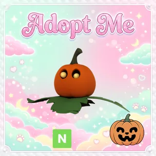 Neon Pumpkin Friend (Halloween) - Adopt Me
