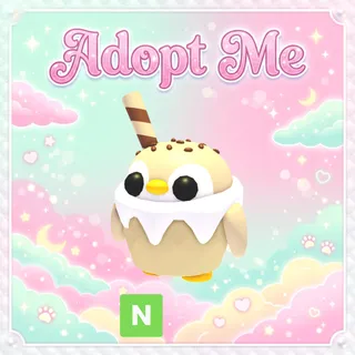 Neon Vanilla Penguin - Adopt Me 