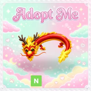 Neon Dancing Dragon - Adopt Me