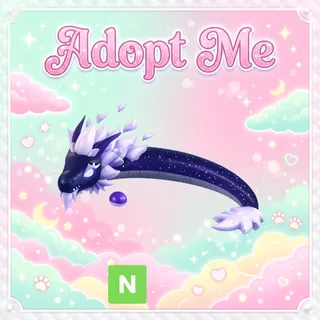 Neon Midnight Dragon - Adopt Me