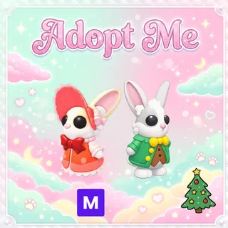 Adopt Me Christmas Mega Bundle | Mega Mrs. Whiskerpips + Mega Mr. Whiskerpips