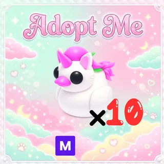 10x  Unicorn Ducky - Adopt Me