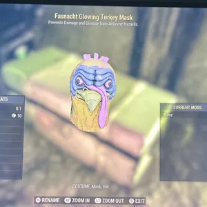 Fasnacht Glowing turkey