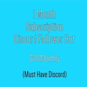 1 Month Of Xbox Follower On Discord